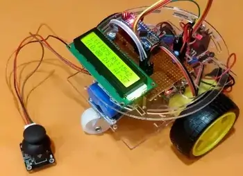 SPEED DISTANCE AND ANGLE MEASURING ROBOT