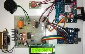 arduino based alcohol detector with reporting through sms