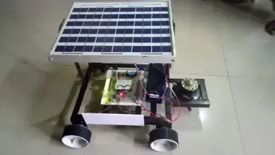 automatic solar grass cutter robot