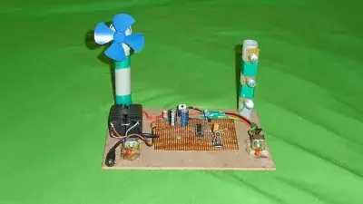 IR REMOTE CONTROL FAN AND LIGHT SWITCHING PROJECT