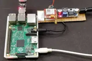 IVR system for making calls and sending messages automatically using Raspberry Pi and SIM 900