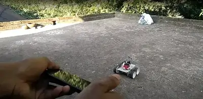 mobile gesture control car project