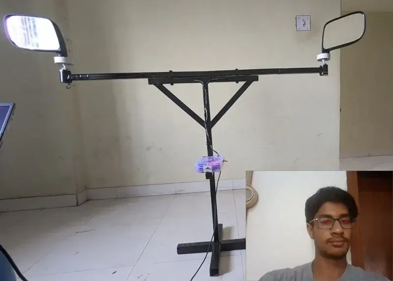 smart arduino based eye tracking side-mirrors control project
