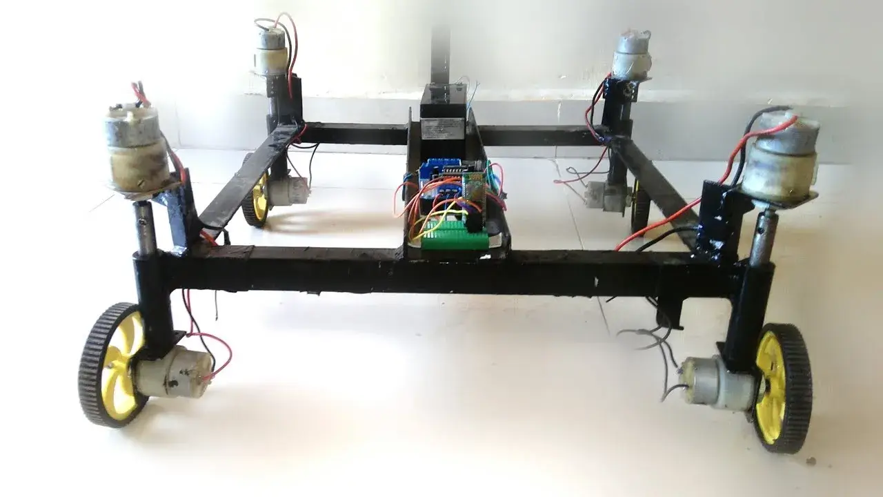 360 degree rotating wheel robot