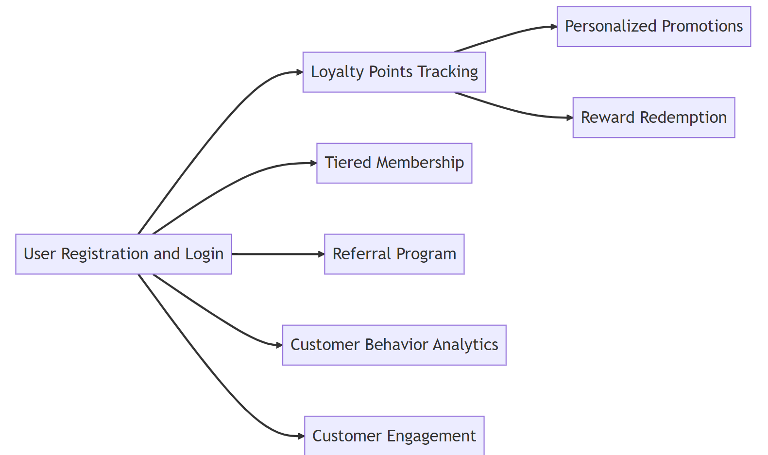 Loyalty program and rewards system for frequent customers