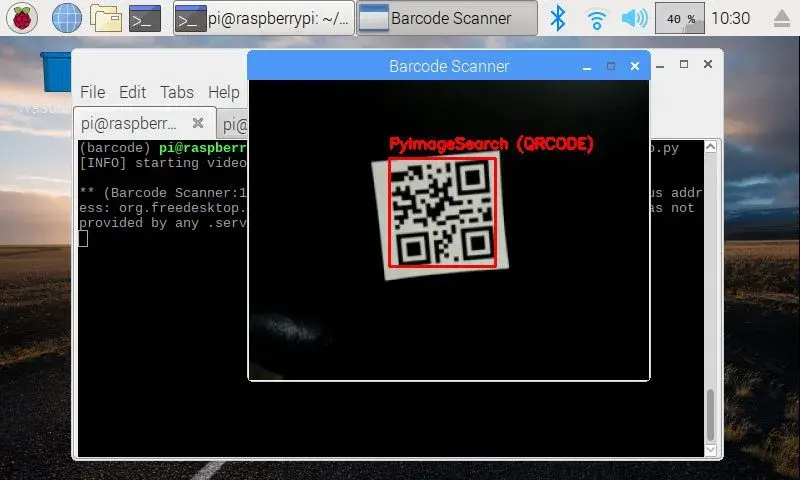 barcode scanner using raspberry pi