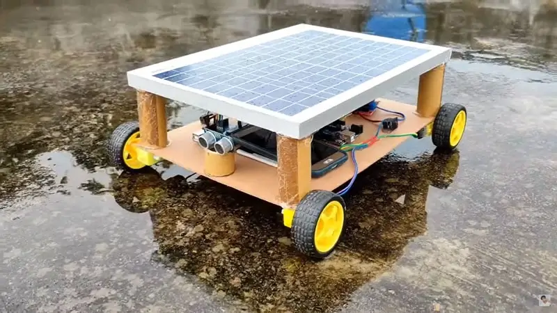 Bluetooth controlled solar car