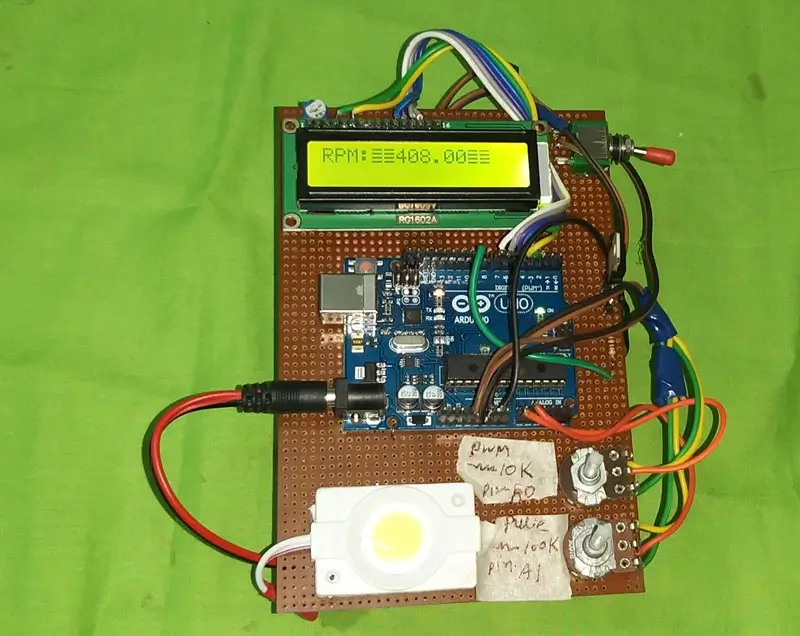 arduino based stroboscope effect generator
