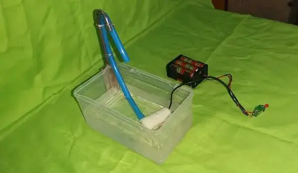 electric battery operated water pump project