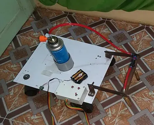 Flame throwing agriculture robot project 